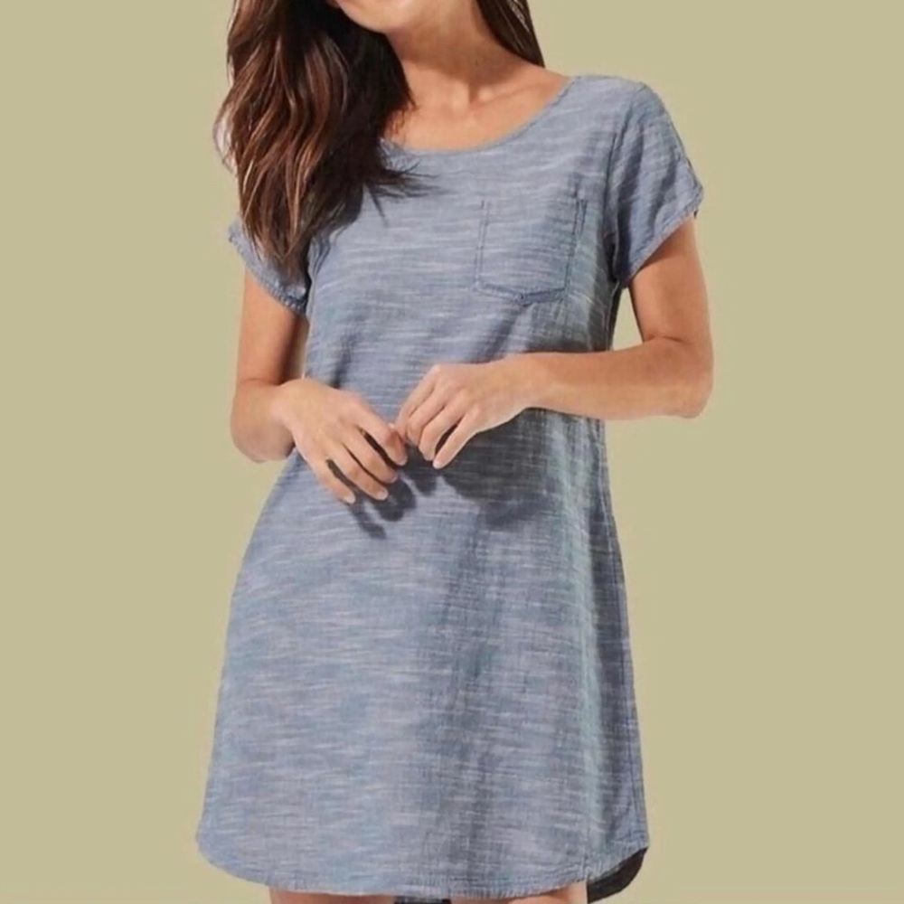 Pact Chambray Dress